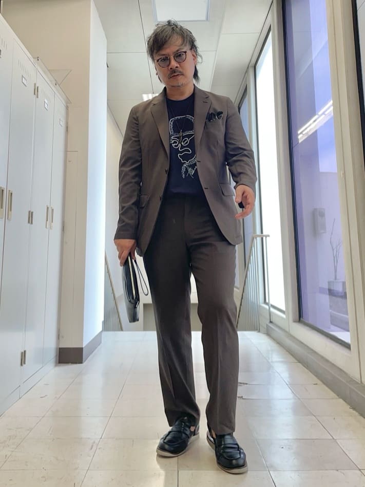 MAKOTO AIさんの「TAKEO KIKUCHI｜【COOL CITY WEAR】アーバンクール ジャケット /接触冷感・吸水速乾」を使ったコーディネート