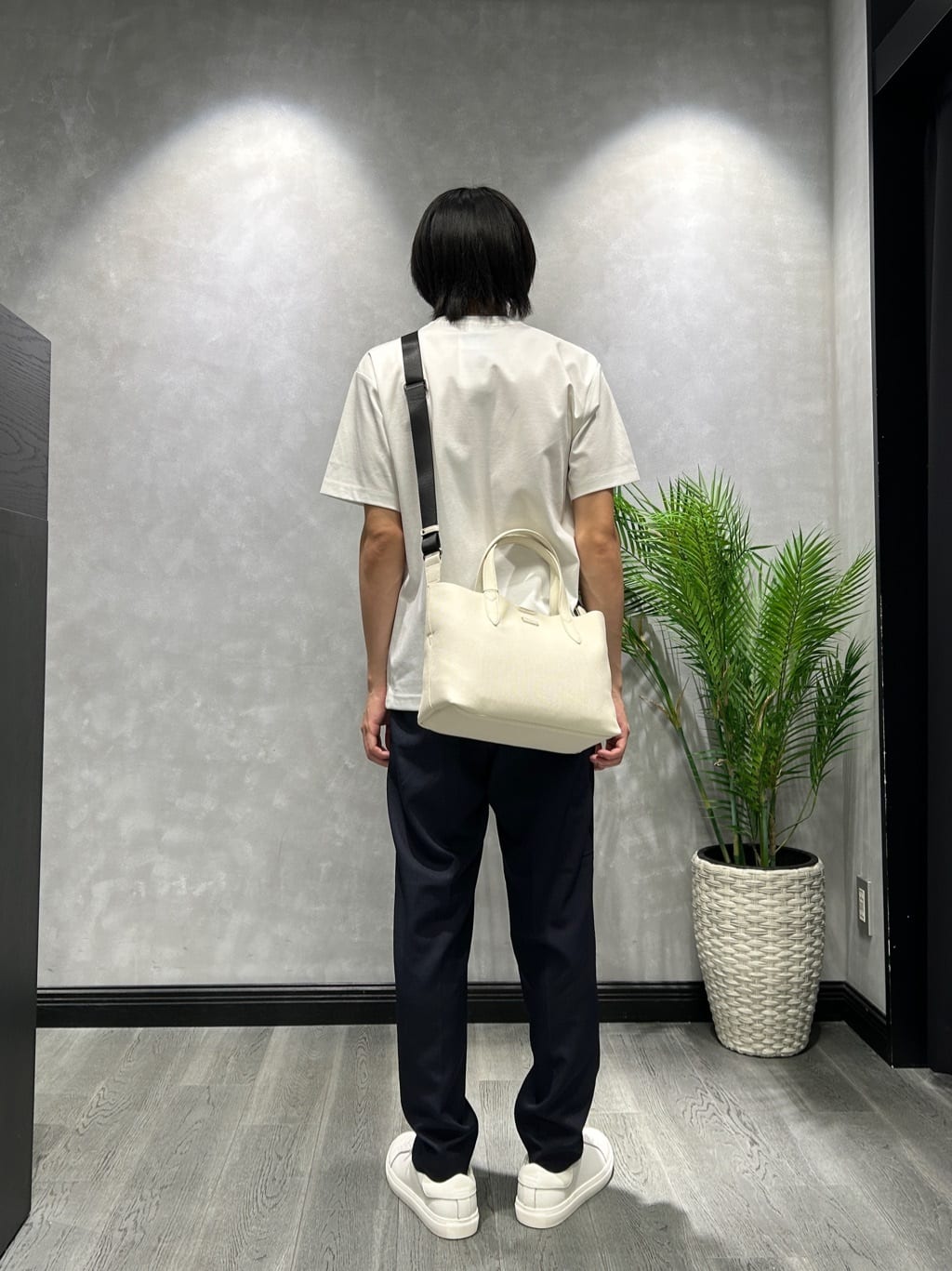 ruiさんの「TAKEO KIKUCHI｜【COOL CITY WEAR】籠目アート柄 サッカーシャツ /通気性」を使ったコーディネート