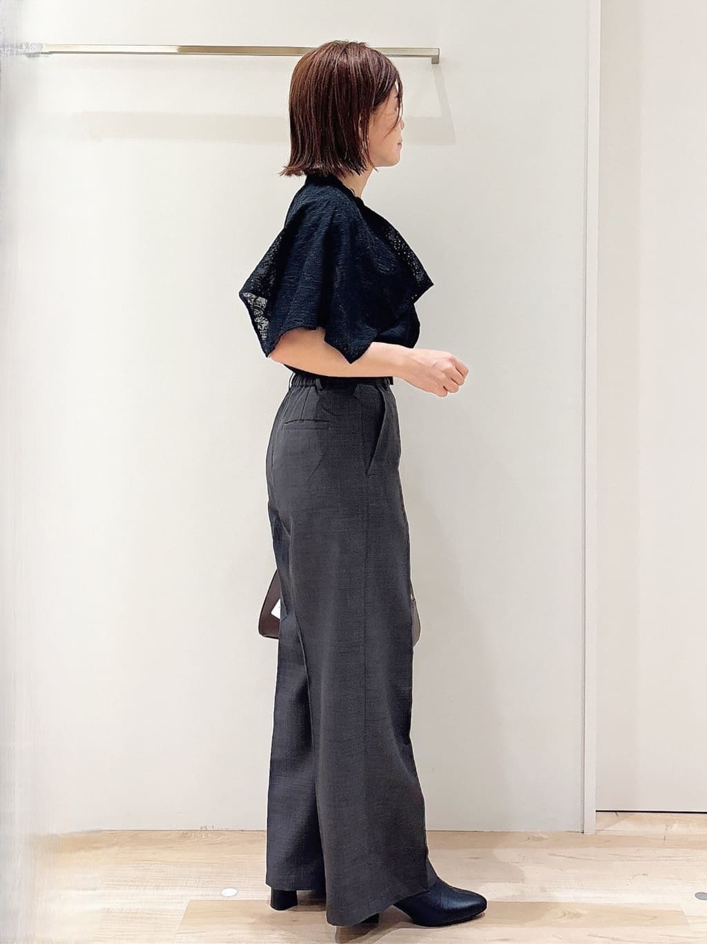 MIYUさんの「grove｜【カセット服】洗えるストレートワイドパンツ」を使ったコーディネート