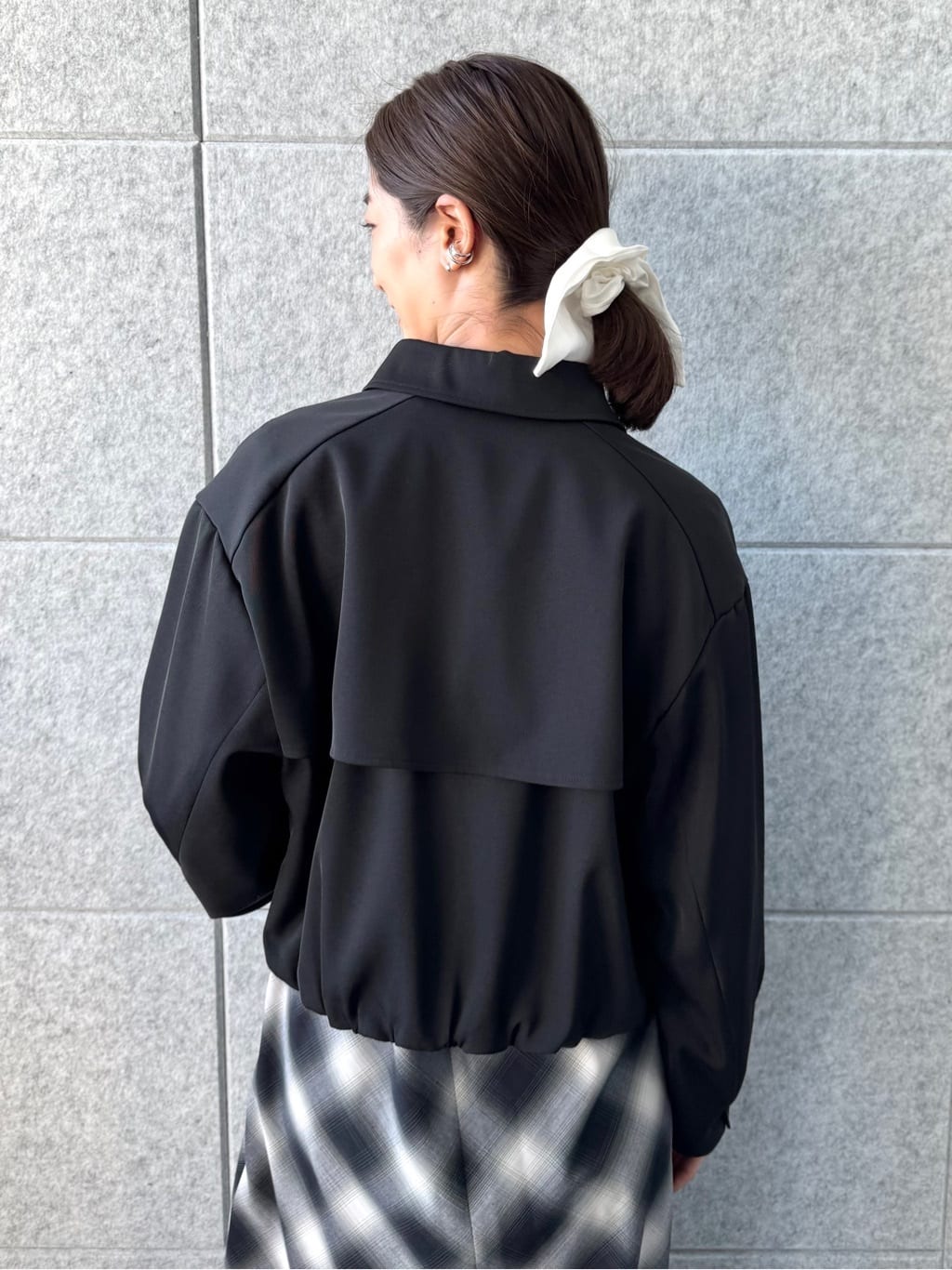uchi__yamaさんの「CODE A｜shadow check femi dress」を使ったコーディネート