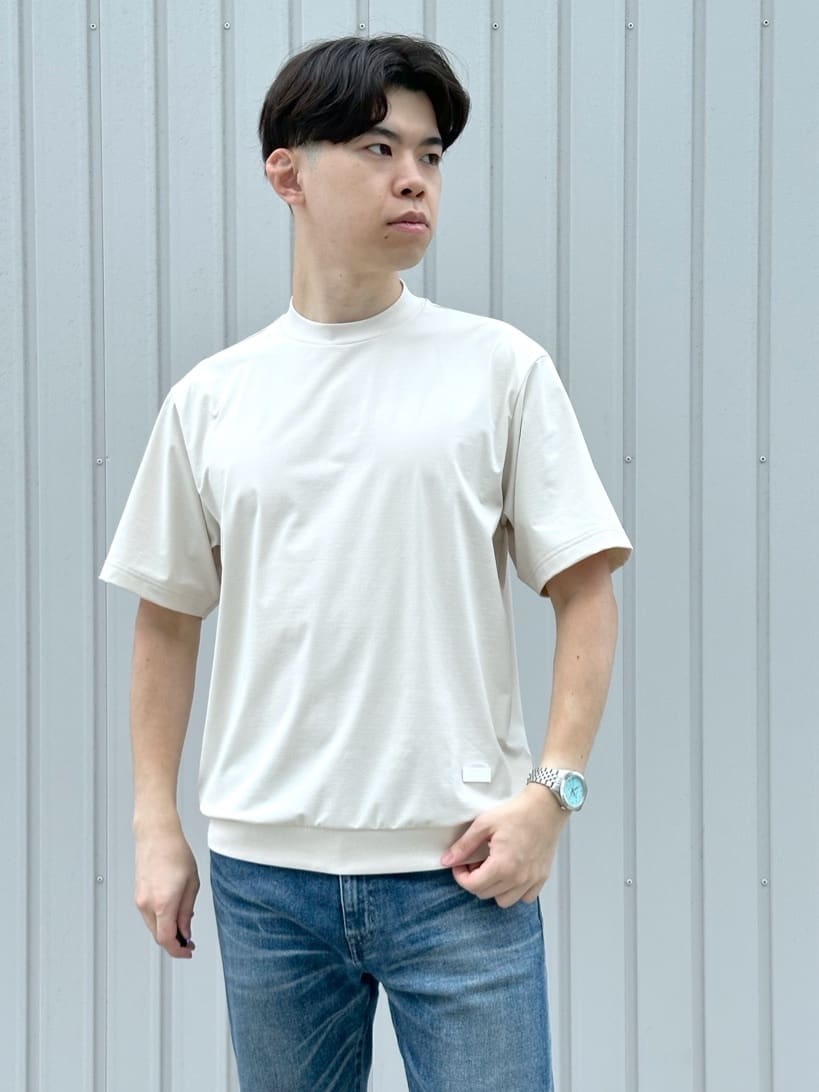 イッシーさんの「TAKEO KIKUCHI｜ボーラーハット柄 長袖シャツ」を使ったコーディネート