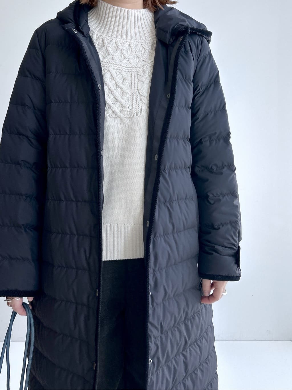 Hirokaさんの「Dessin｜【撥水・2WAY】ミュラーダウンコートロング丈」を使ったコーディネート