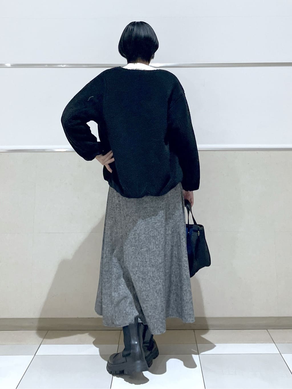 eriko さんの「Dessin｜【2WAY】リバーシブルタフタボアアウター」を使ったコーディネート