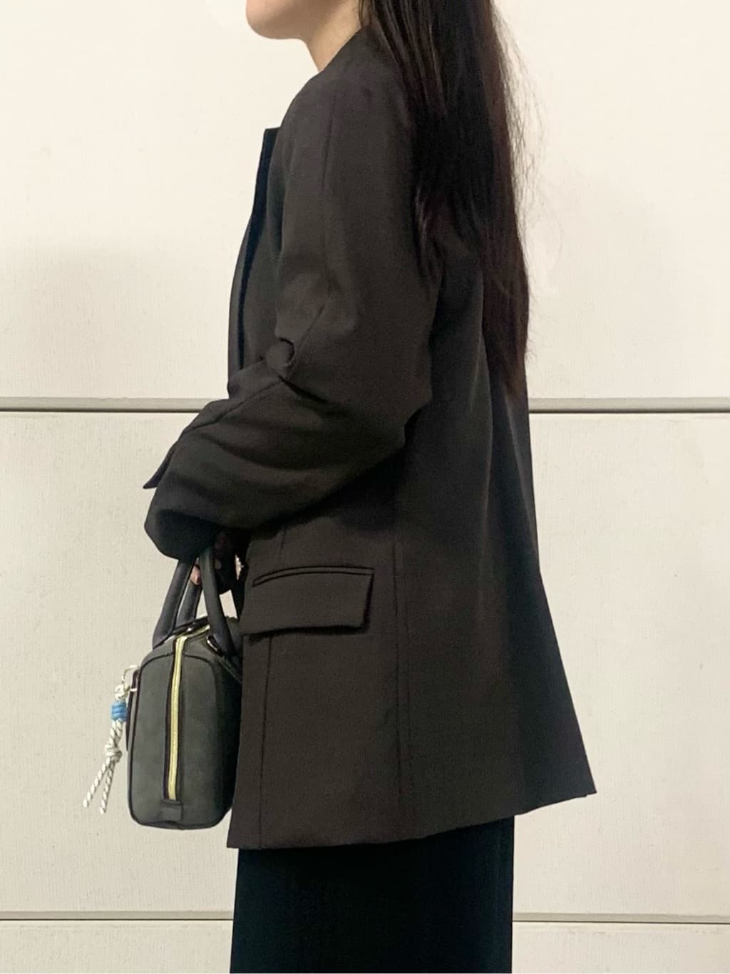 sahoさんの「THE SHOP TK｜【今羽織るなら】ダブルブレストジャケット【セットアップ可/洗える】」を使ったコーディネート