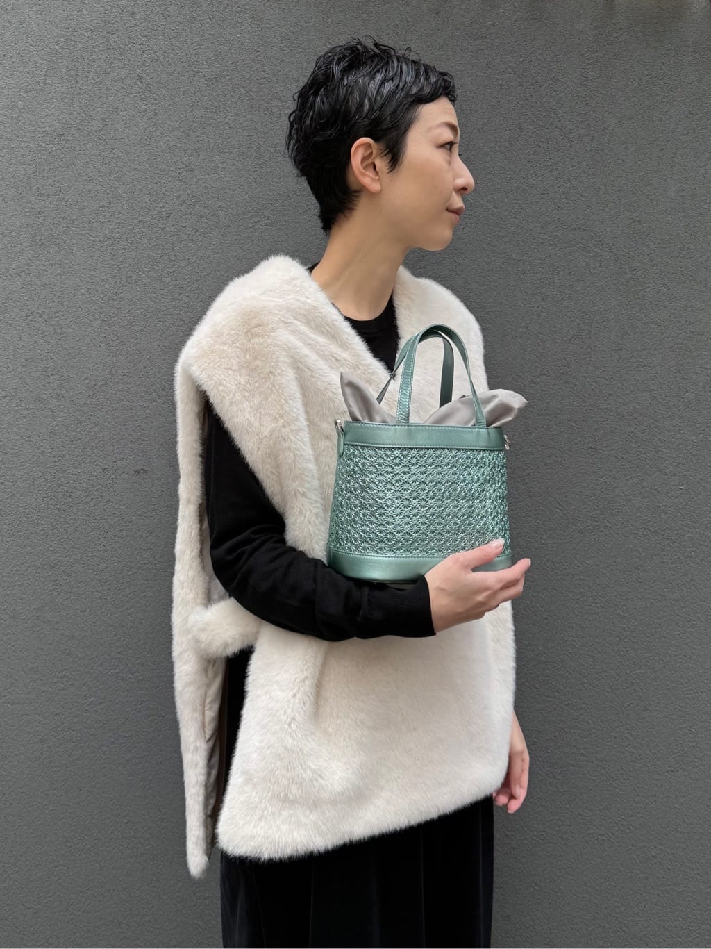 Kさんの「HIROKO HAYASHI｜GIRASOLE PIPERITA（ジラソーレ ピペリータ）2wayショルダーバッグ」を使ったコーディネート