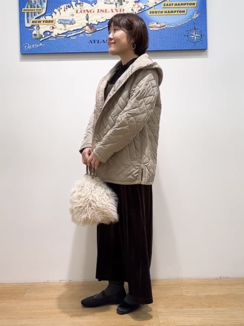 Hamaさんの「Dessin｜【洗える】オーガンジーフリルニット」を使ったコーディネート