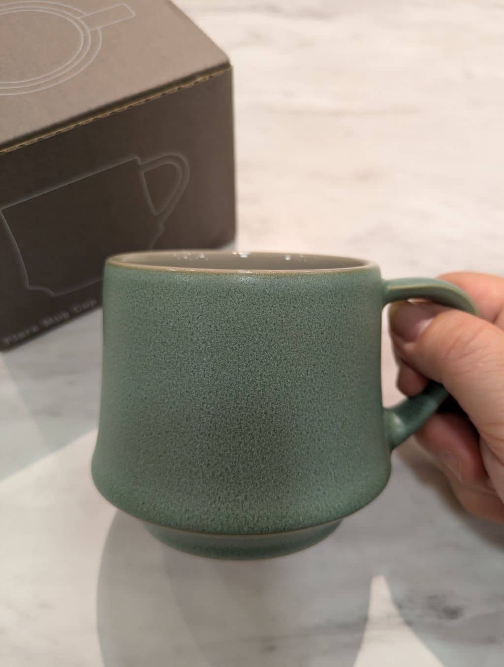 アキさんの「212 KITCHEN STORE｜ORIGAMI フレア マグカップビンテージグリーン」を使ったコーディネート