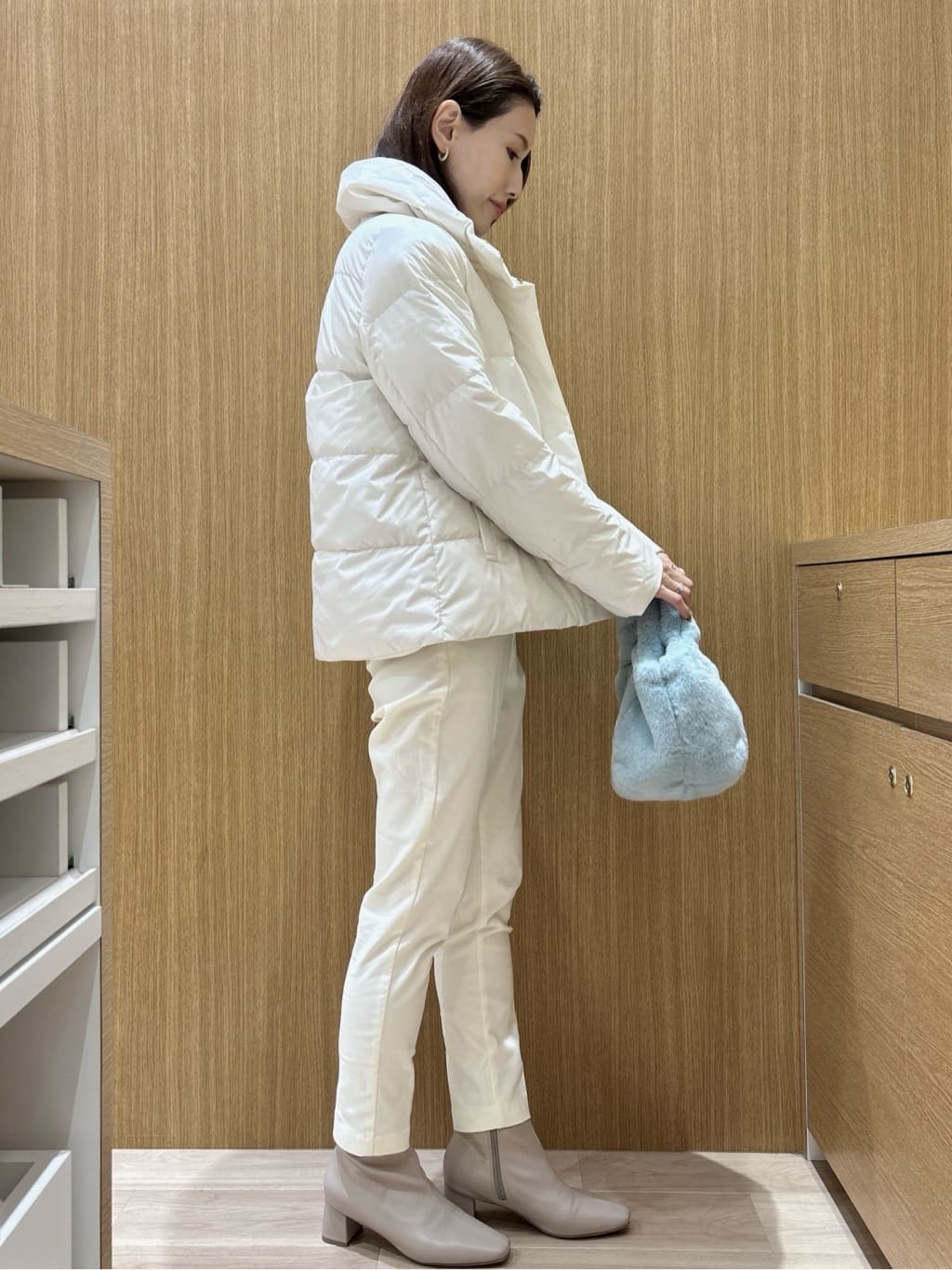 maiさんの「OPAQUE.CLIP｜撥水ショートダウン【防風／抗菌防臭／洗濯機洗い可】《SS～LL》」を使ったコーディネート