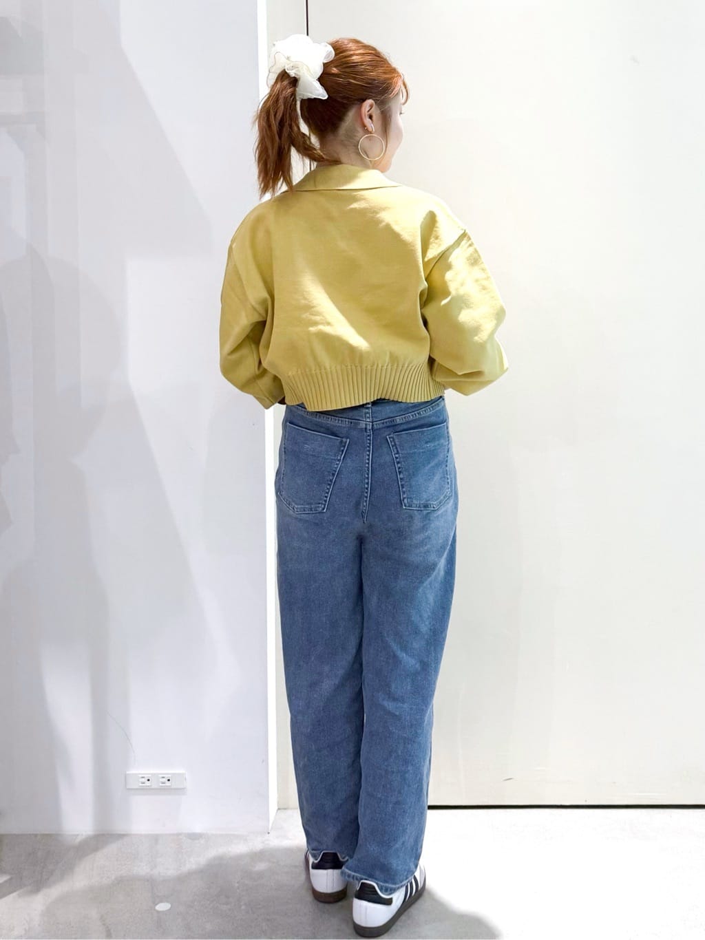 sayaさんの「OPAQUE.CLIP｜襟付きZIPアップニットカーディガン【洗濯機洗い可／抗ピル】」を使ったコーディネート