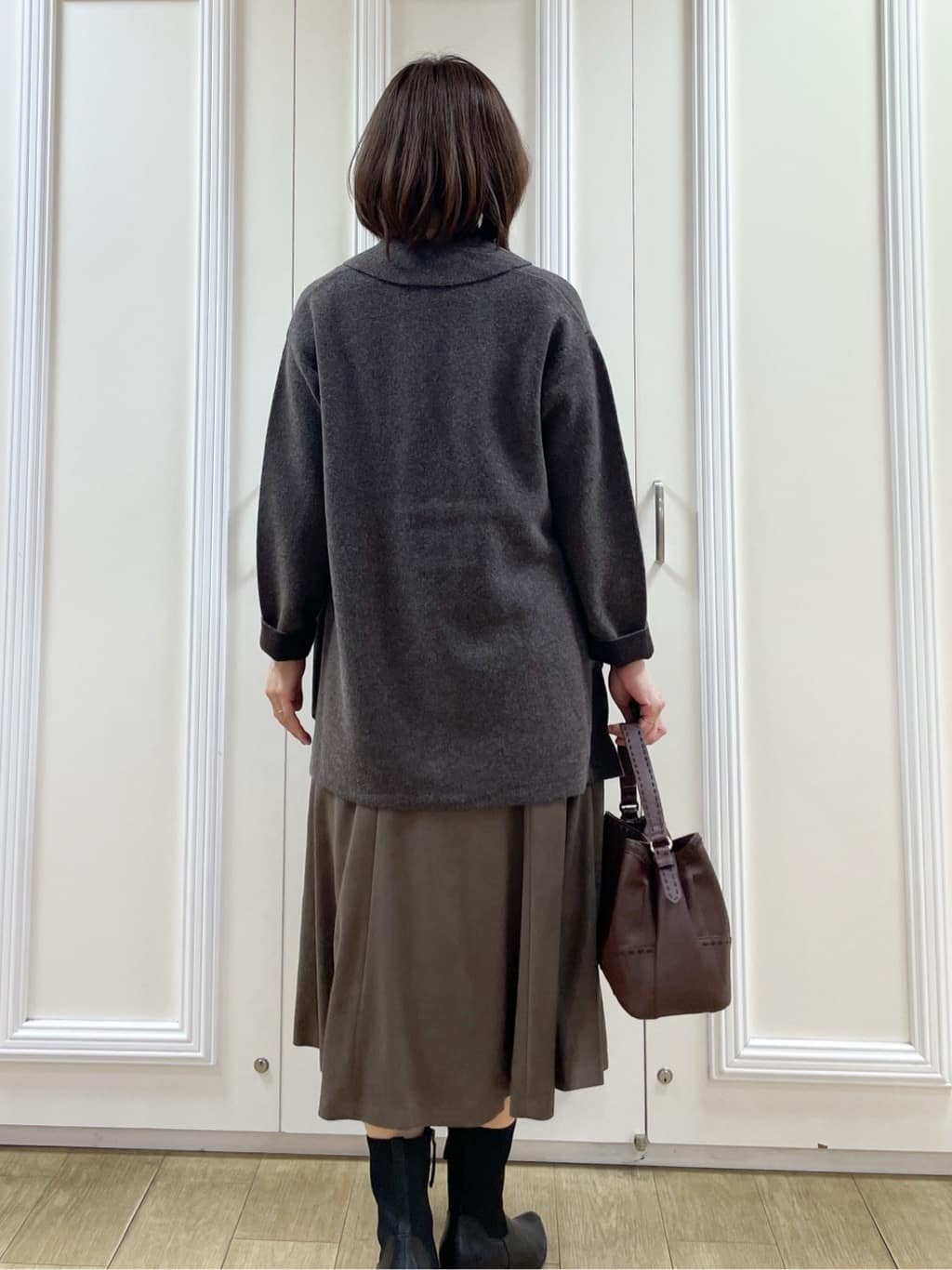 めいさんの「Reflect｜【ライトアウター／気軽な羽織に◎】オフボディカーディガン」を使ったコーディネート