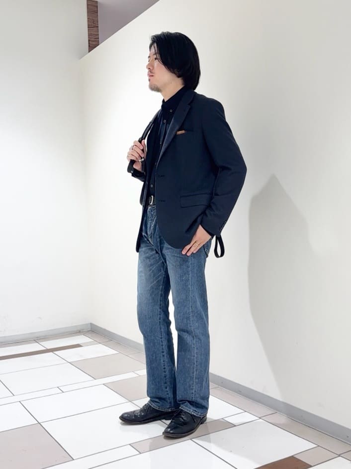 及川さんの「TAKEO KIKUCHI｜【Sサイズ～】ラッセルメッシュ ジャケット」を使ったコーディネート