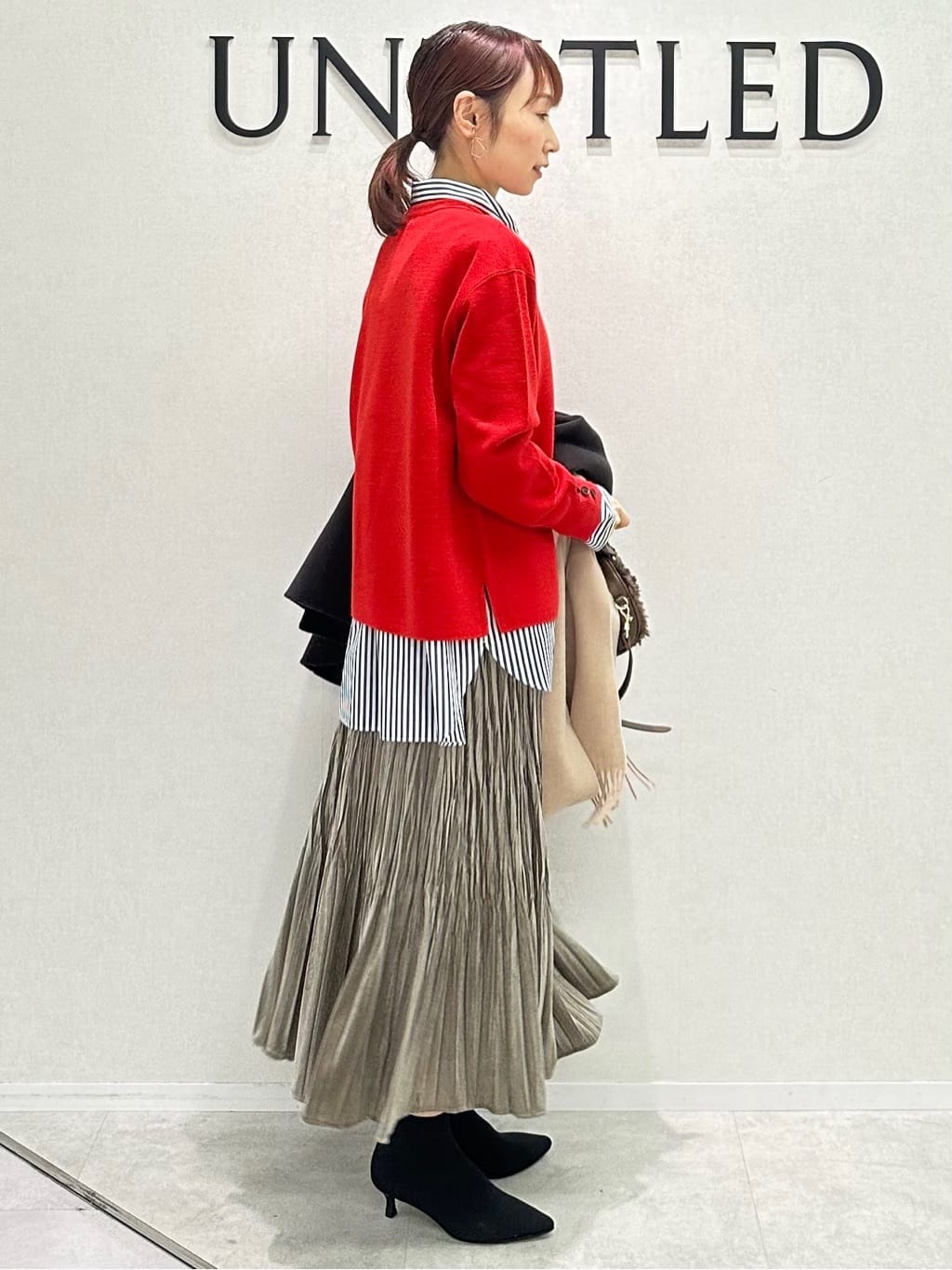 Miwaさんの「UNTITLED｜【アンサンブル可/洗える】ウールミラノリブニット」を使ったコーディネート