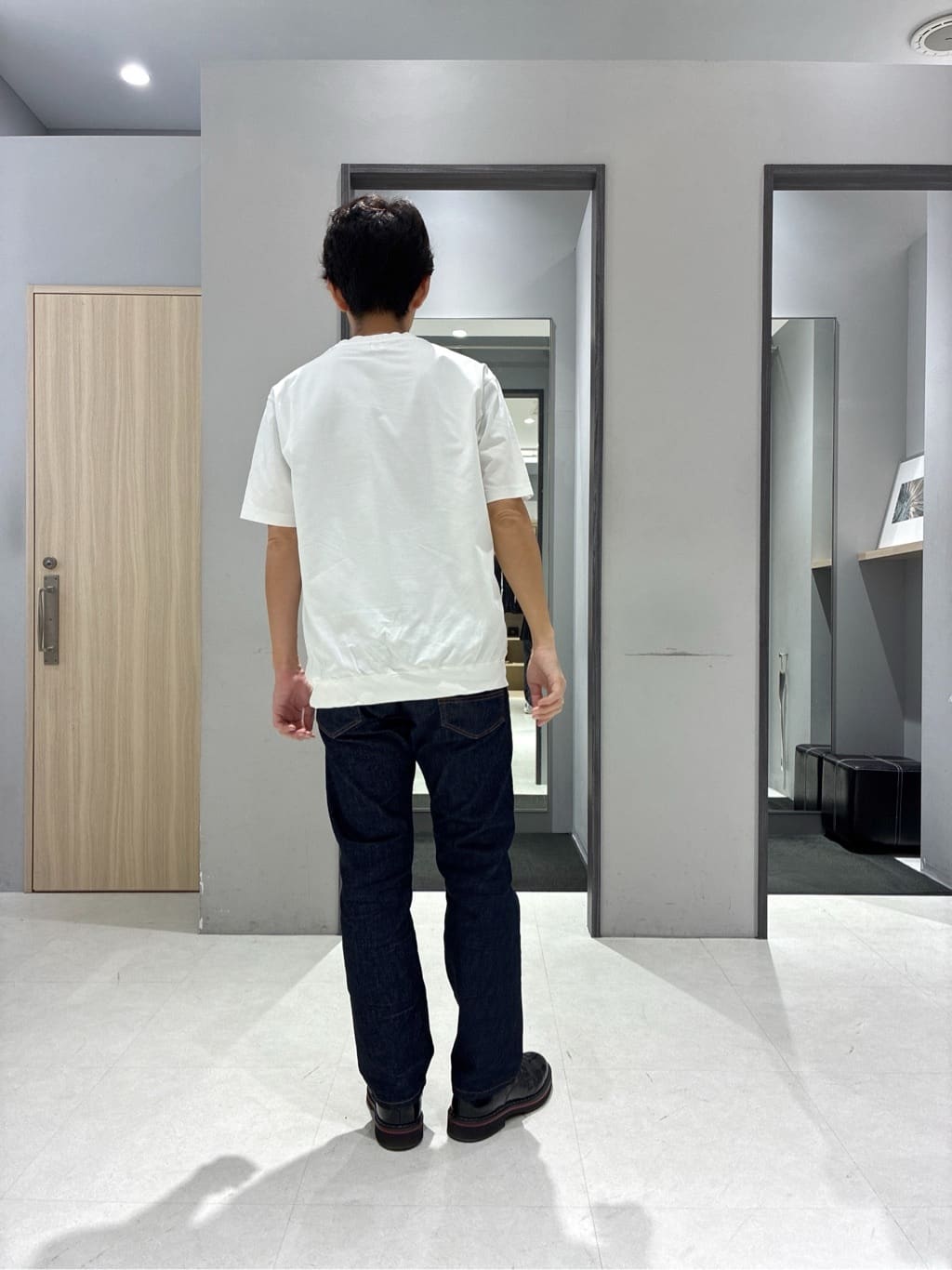 わいずみさんの「TAKEO KIKUCHI｜【抗菌防臭／5サイズ展開】ハイゲージポンチ Tシャツ」を使ったコーディネート