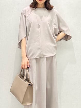 Miwaさんの「UNTITLED｜フープトップネックレス」を使ったコーディネート
