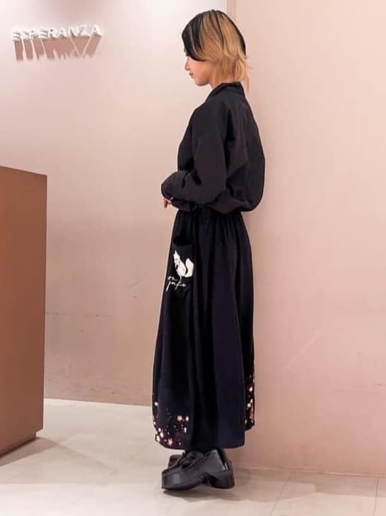 MIGIさんの「ESPERANZA｜厚底サボローファー」を使ったコーディネート