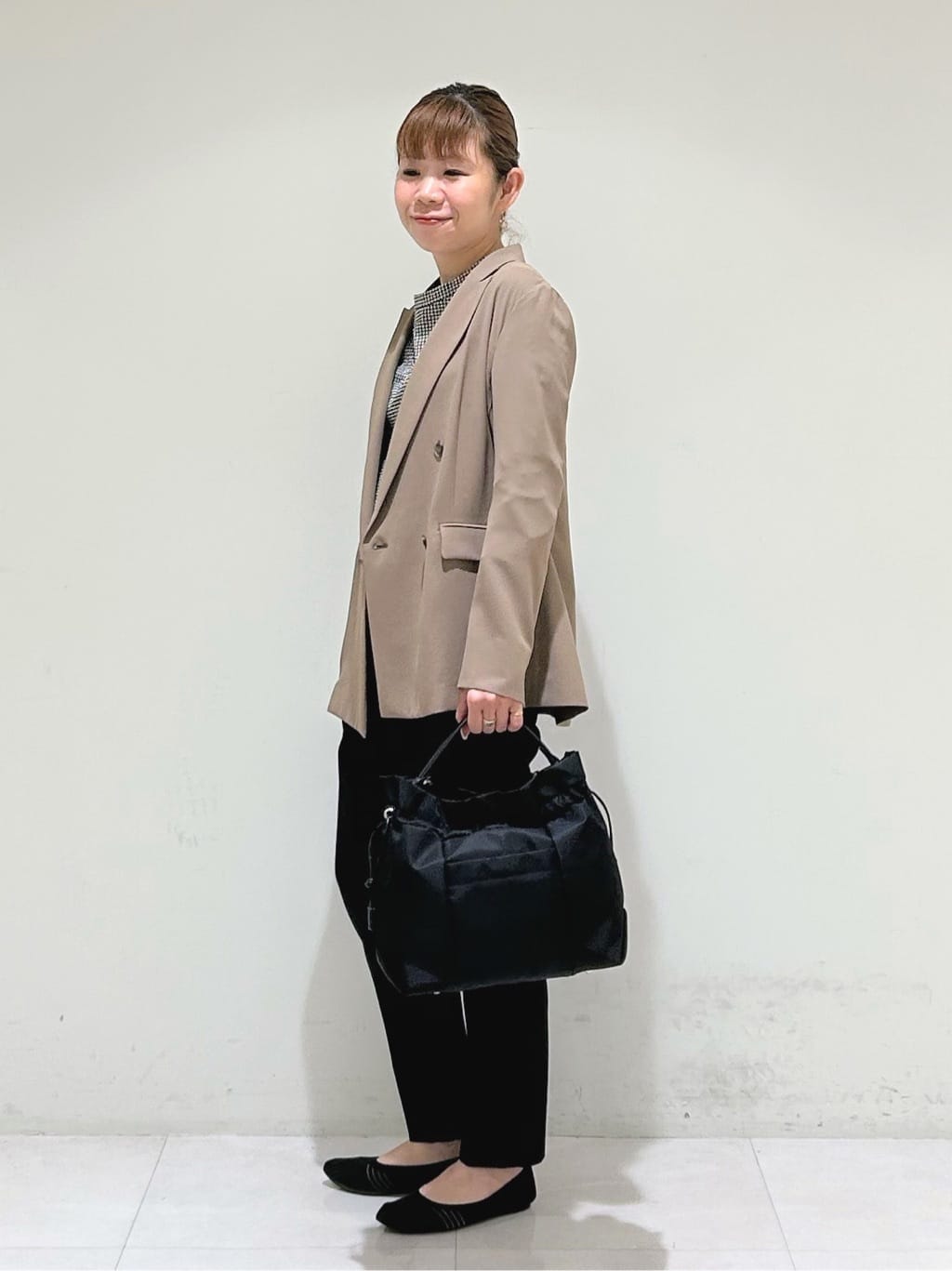 tsuyuさんの「INDIVI｜【軽く羽織れる！】ダブルジャケット」を使ったコーディネート