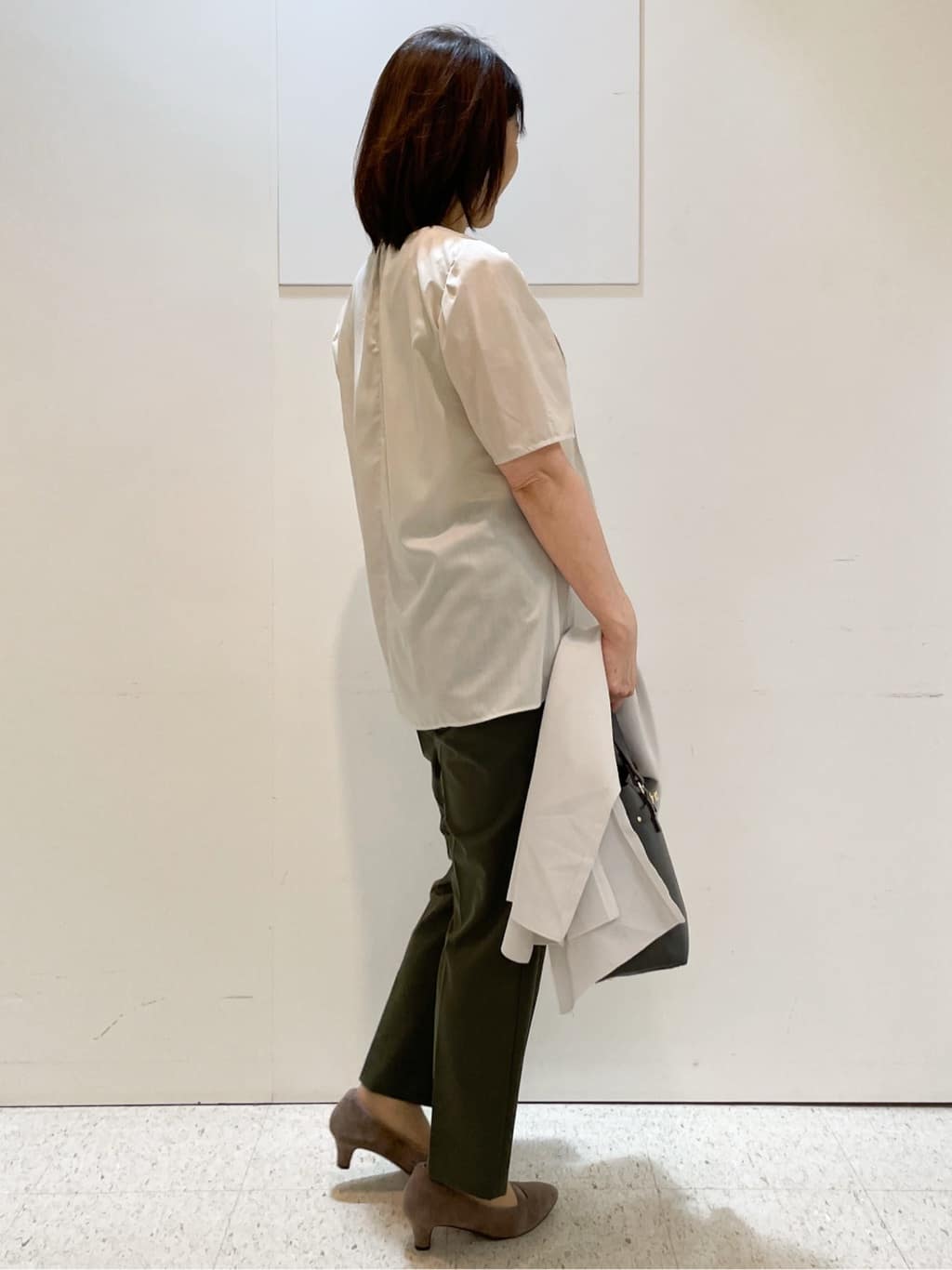 めいさんの「Reflect｜【私のパンツ／手洗い可】ベーシックテーパードパンツ」を使ったコーディネート