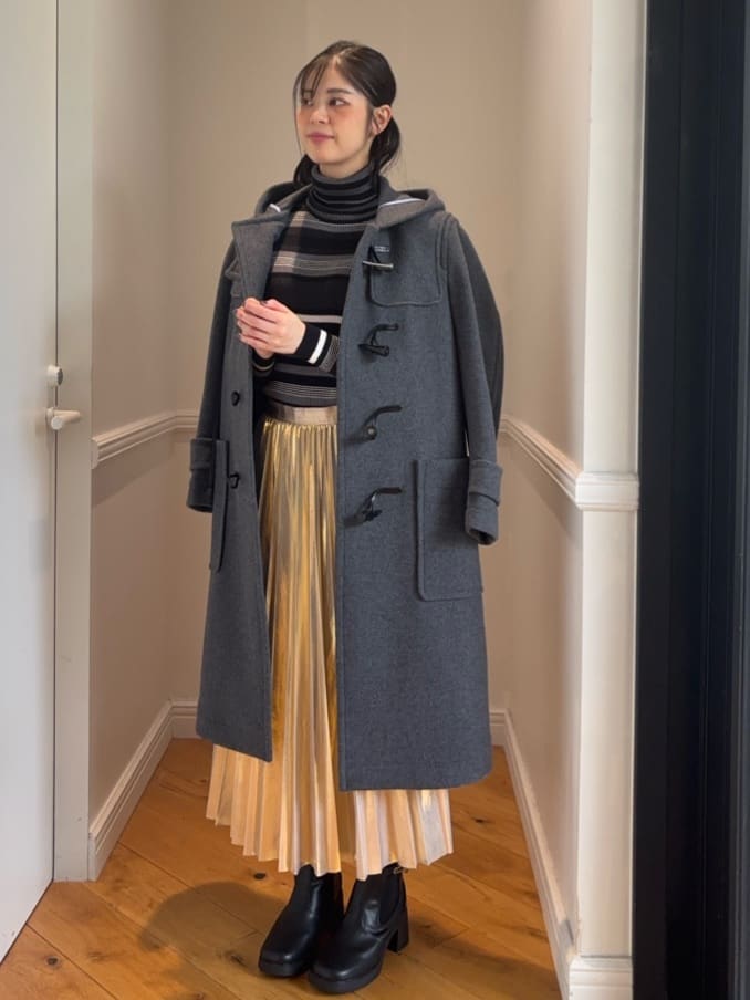 pupiさんの「DRESSTERIOR｜◆Superfineリサイクルメルトンダッフルコート」を使ったコーディネート