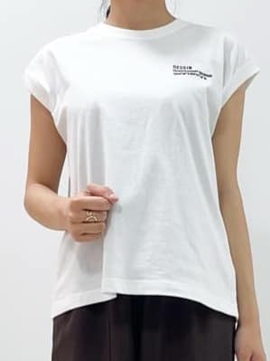 yasuokaさんの「Dessin｜【洗える】オーガニックコットンフレンチスリーブ」を使ったコーディネート