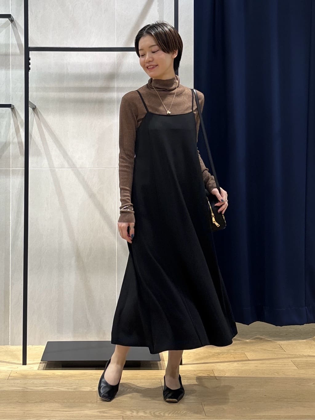 kanaeさんの「INDIVI｜【洗える／セットアップ可能】凹凸ストレッチ素材ダブルジャケット」を使ったコーディネート