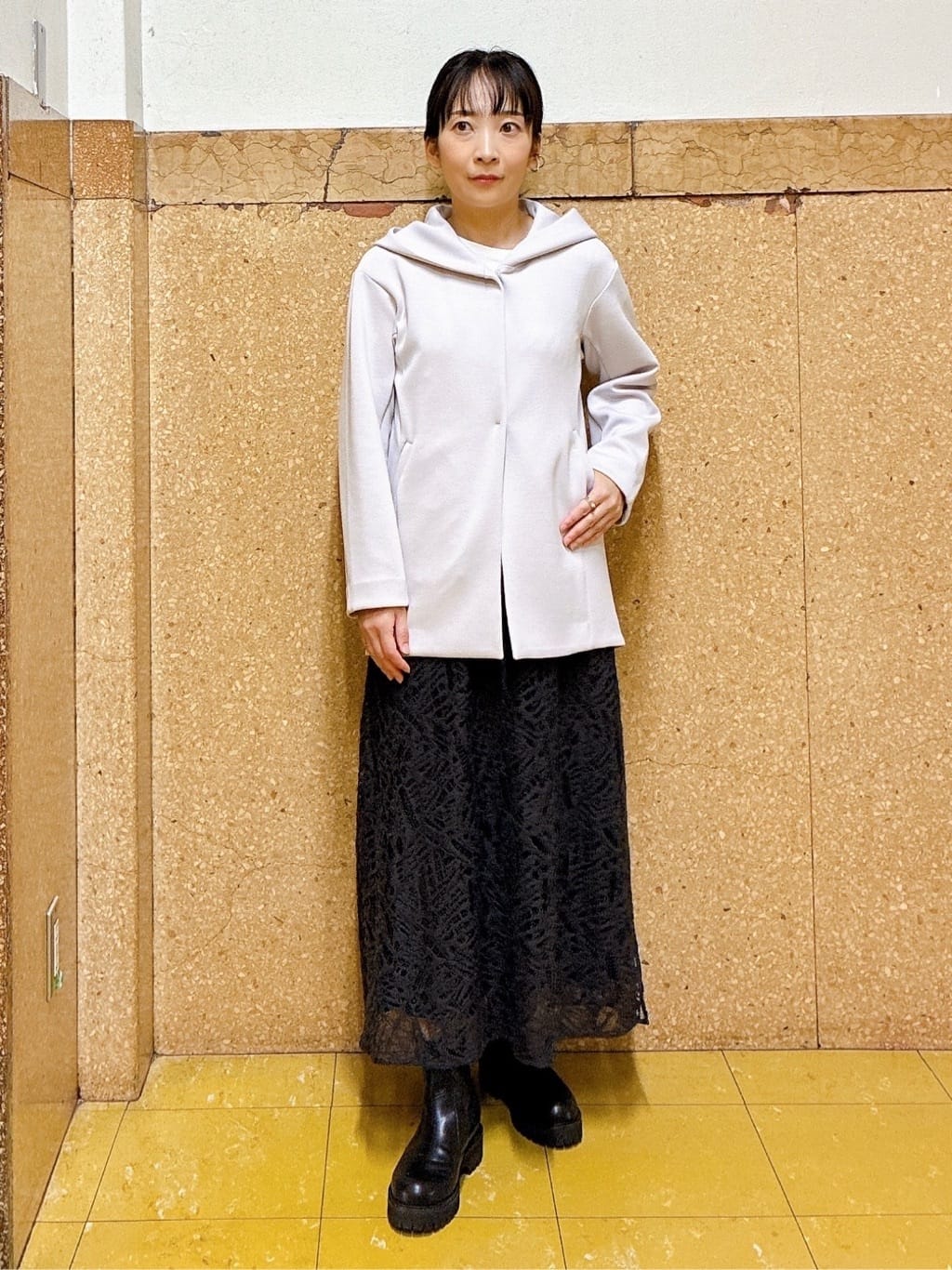 hattoriさんの「INDIVI｜【UVケア】プリントフォトロングTシャツ」を使ったコーディネート