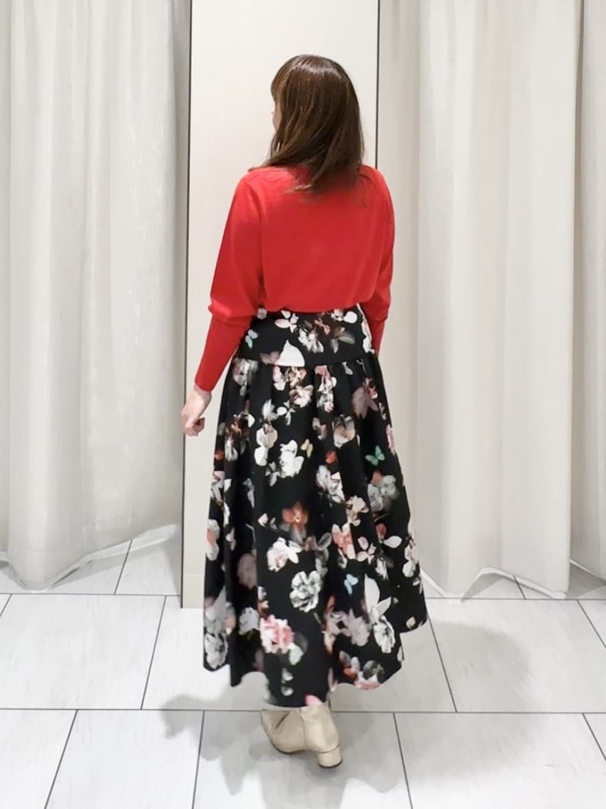 ʏᴜᴋɪᴋᴏさんの「UNTITLED｜【アンサンブル可/洗える】シルクウールカシミヤ ドルマンスリーブニット」を使ったコーディネート