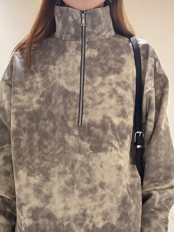 S.A.Oさんの「tk.TAKEO KIKUCHI｜ヴィンテージライクプリント ハーフジッププルオーバー」を使ったコーディネート