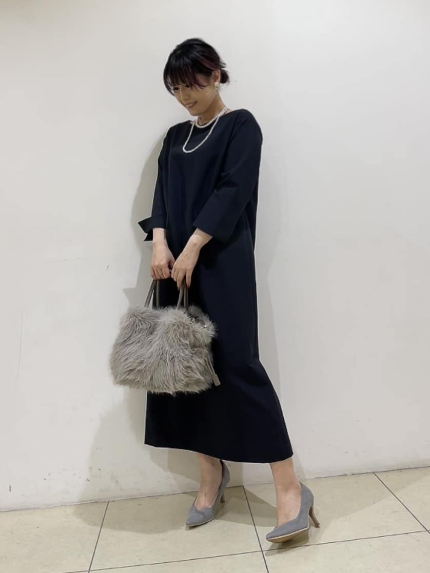 watanabeさんの「UNTITLED｜【追加6/日本製】2連フェイクパールネックレス」を使ったコーディネート