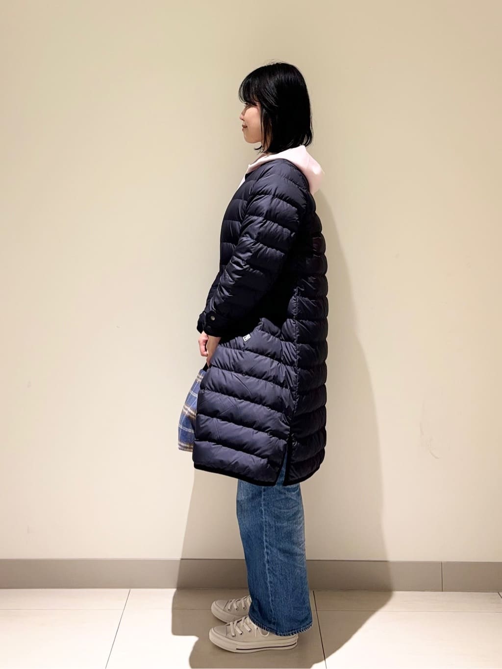 mayuさんの「Dessin｜チェック柄ボートトートバッグ」を使ったコーディネート