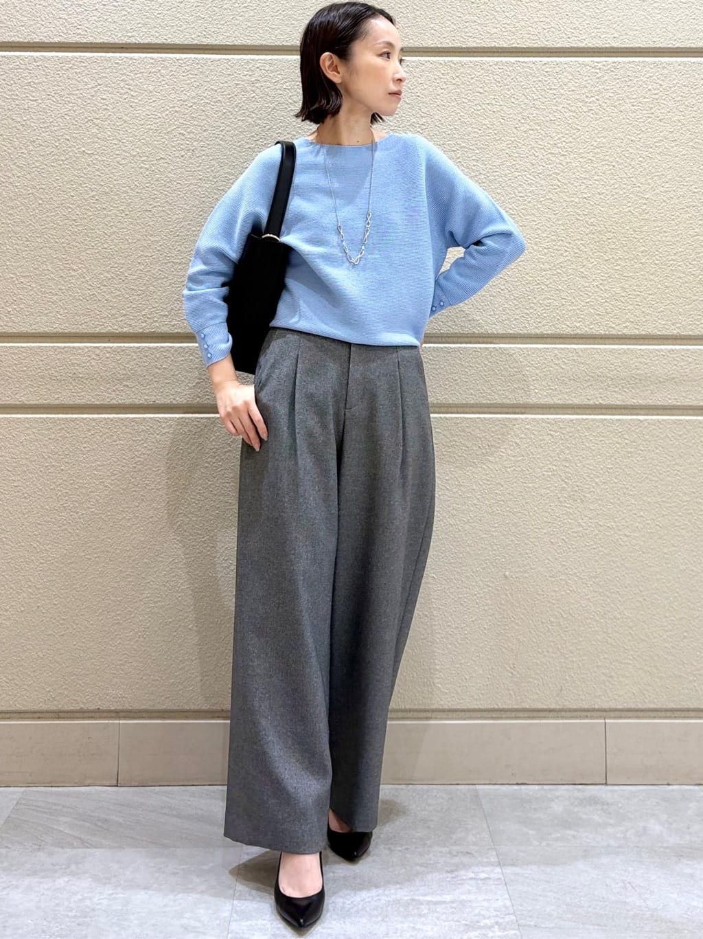 Takahashiさんの「COUP DE CHANCE｜【手洗い可／日本製】タックワイドパンツ」を使ったコーディネート