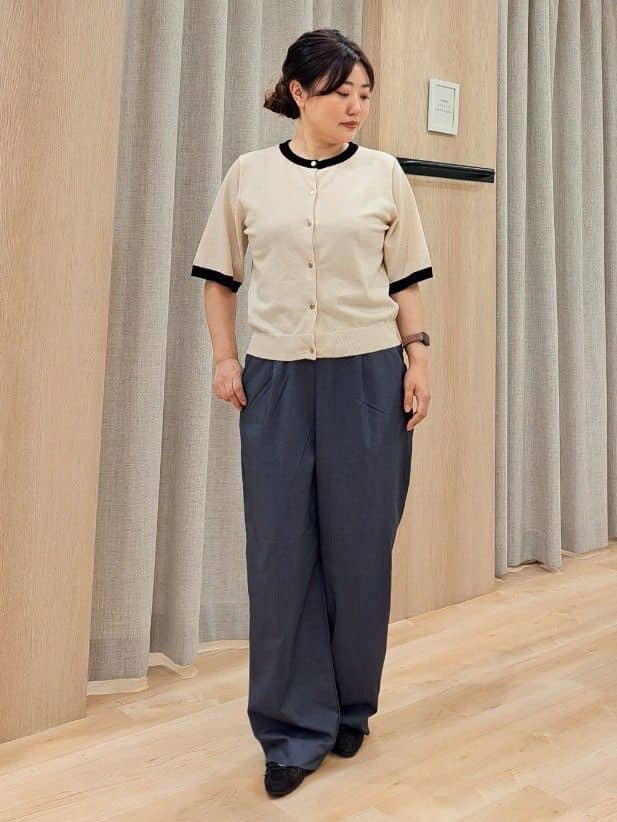 ふるさんの「grove｜【2WAY】ハイパーストレッチストラップパンツ」を使ったコーディネート