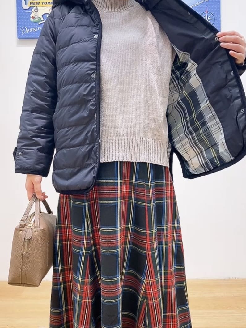 Hamaさんの「Dessin｜【撥水・2WAY】ミュラーダウンコートミドル丈」を使ったコーディネート