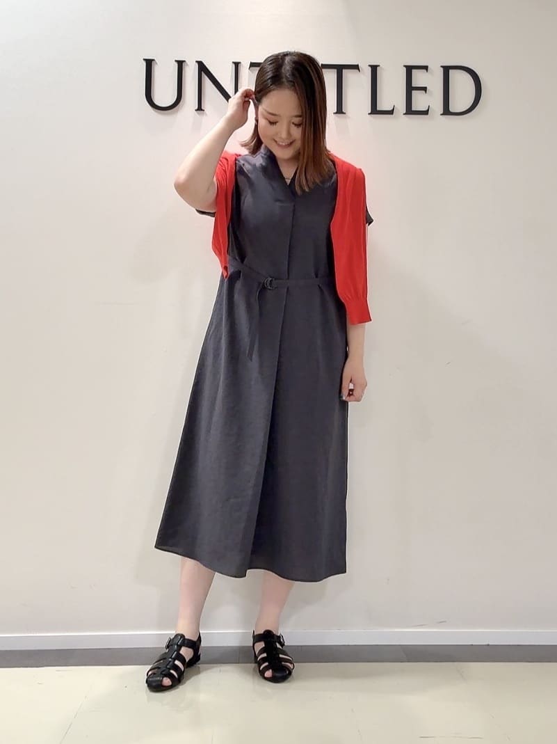 YUIさんの「UNTITLED｜【UV/はっ水】リラククールワンピース」を使ったコーディネート