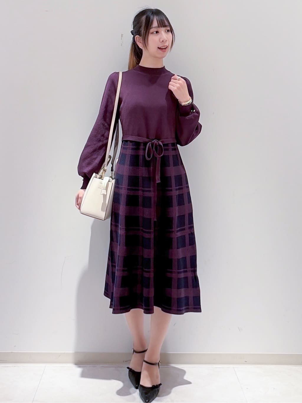 yurinaさんの「index｜リボンモチーフパンプス」を使ったコーディネート