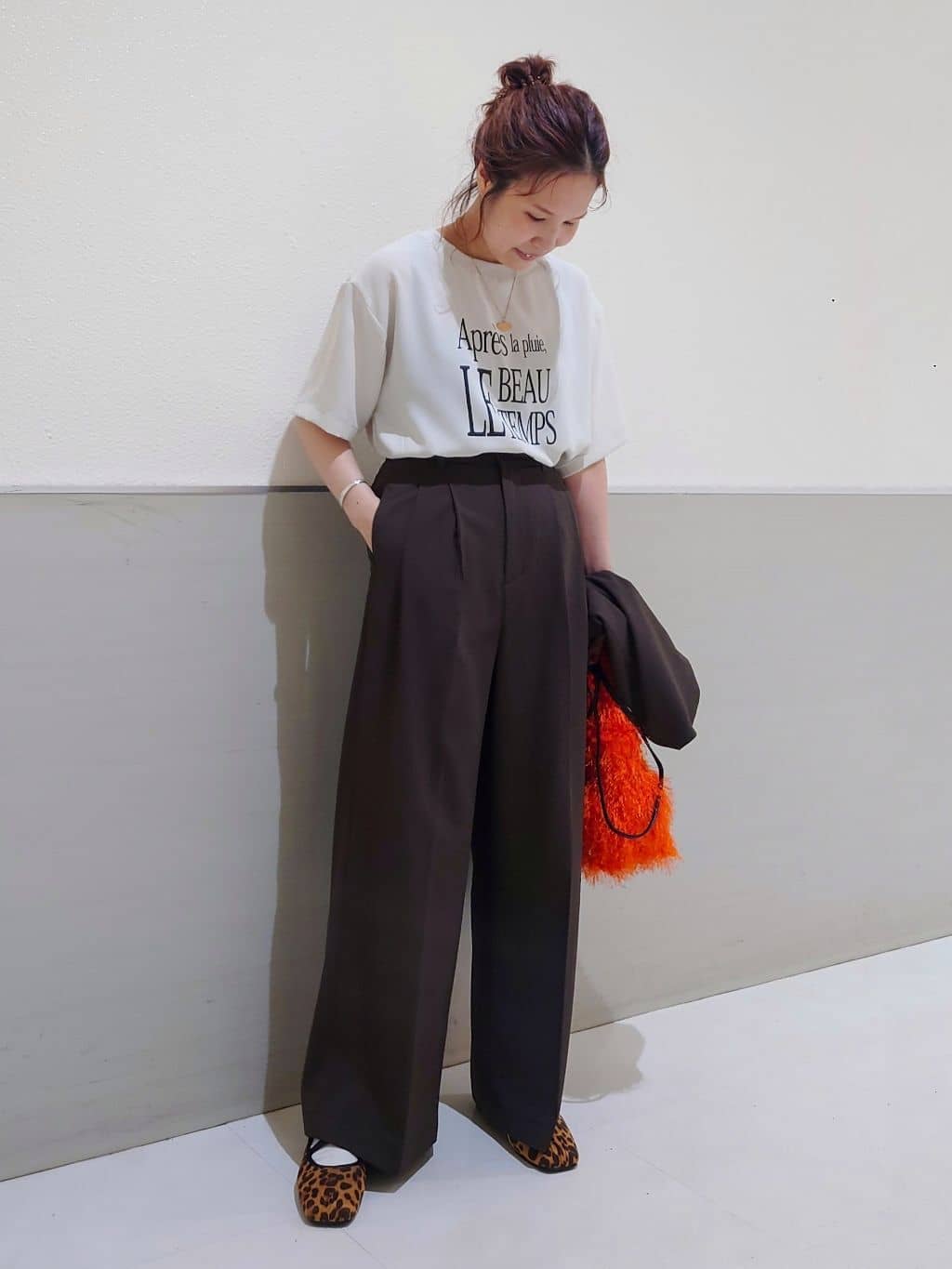 maruさんの「THE SHOP TK｜ノーカラージレ【セットアップ可/洗濯機OK】」を使ったコーディネート