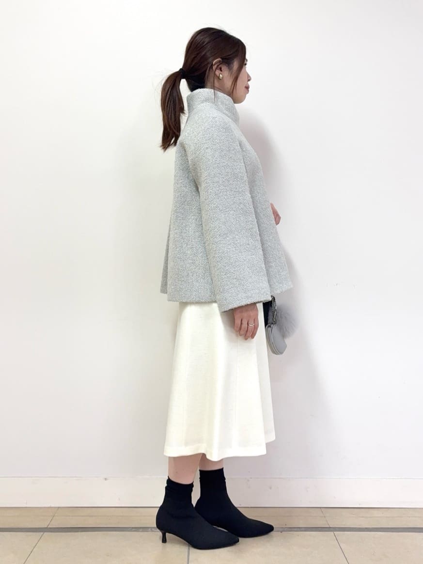 asamiさんの「UNTITLED｜【エレガント／ミディアウター】ミックスヘリンボンコート」を使ったコーディネート