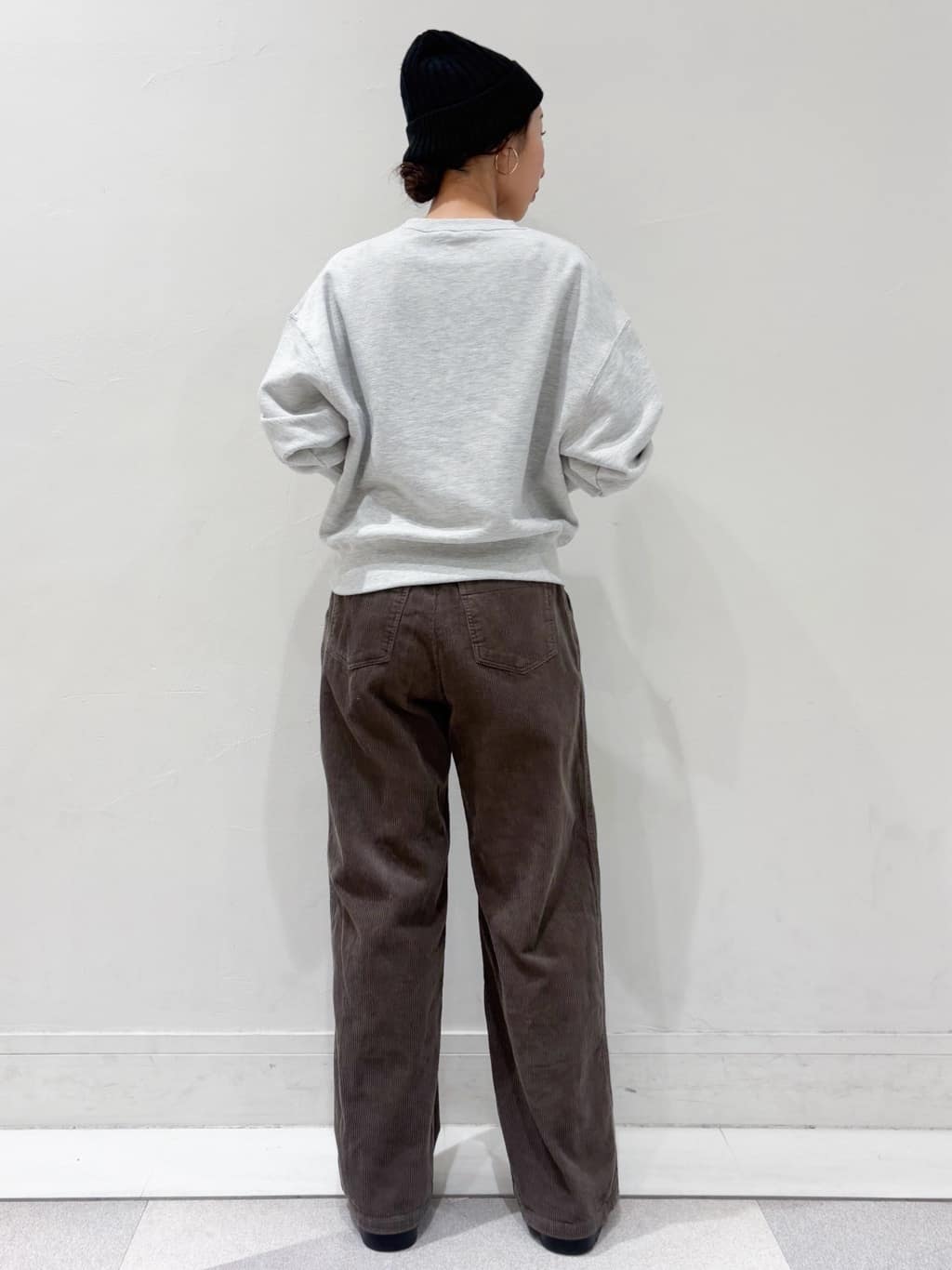 ちえさんの「OPAQUE.CLIP｜裏毛プリント刺繍ロゴ【洗濯機OK】」を使ったコーディネート