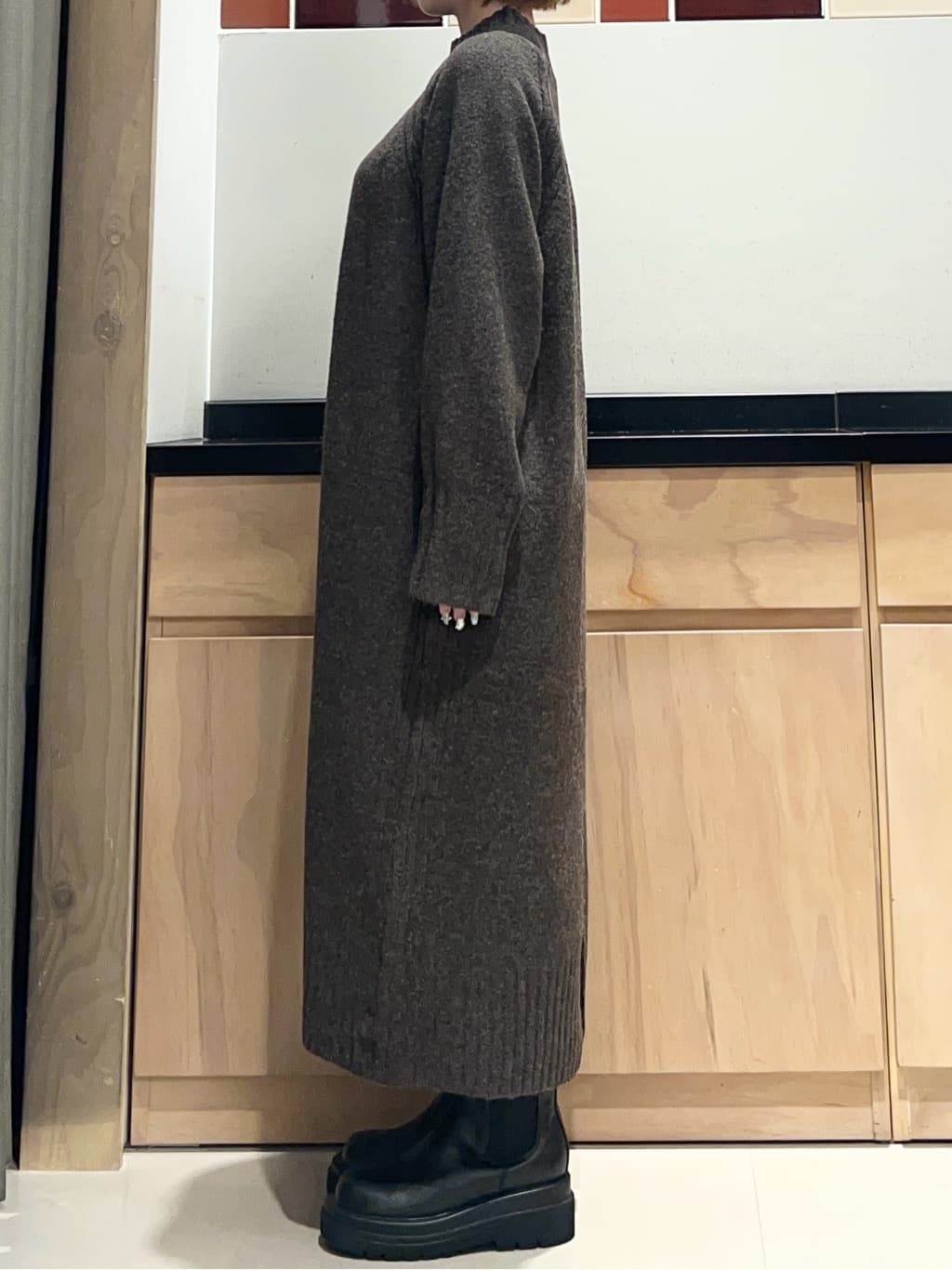 かのさんの「THE SHOP TK｜プラスするだけでこなれ見え ボアベスト」を使ったコーディネート
