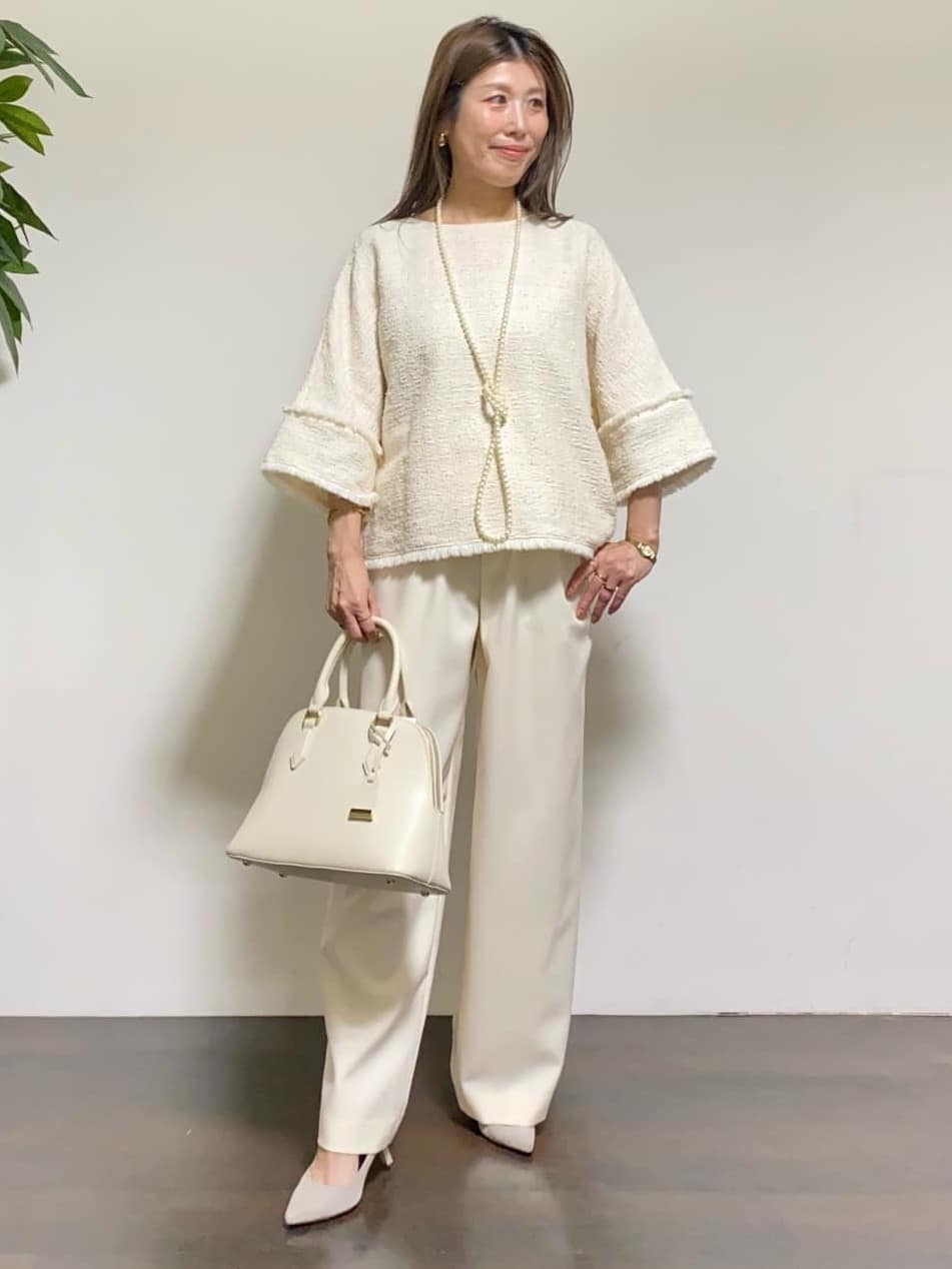 tomoさんの「UNTITLED｜【ミディ丈/軽やか】セミラグランリバー コート」を使ったコーディネート
