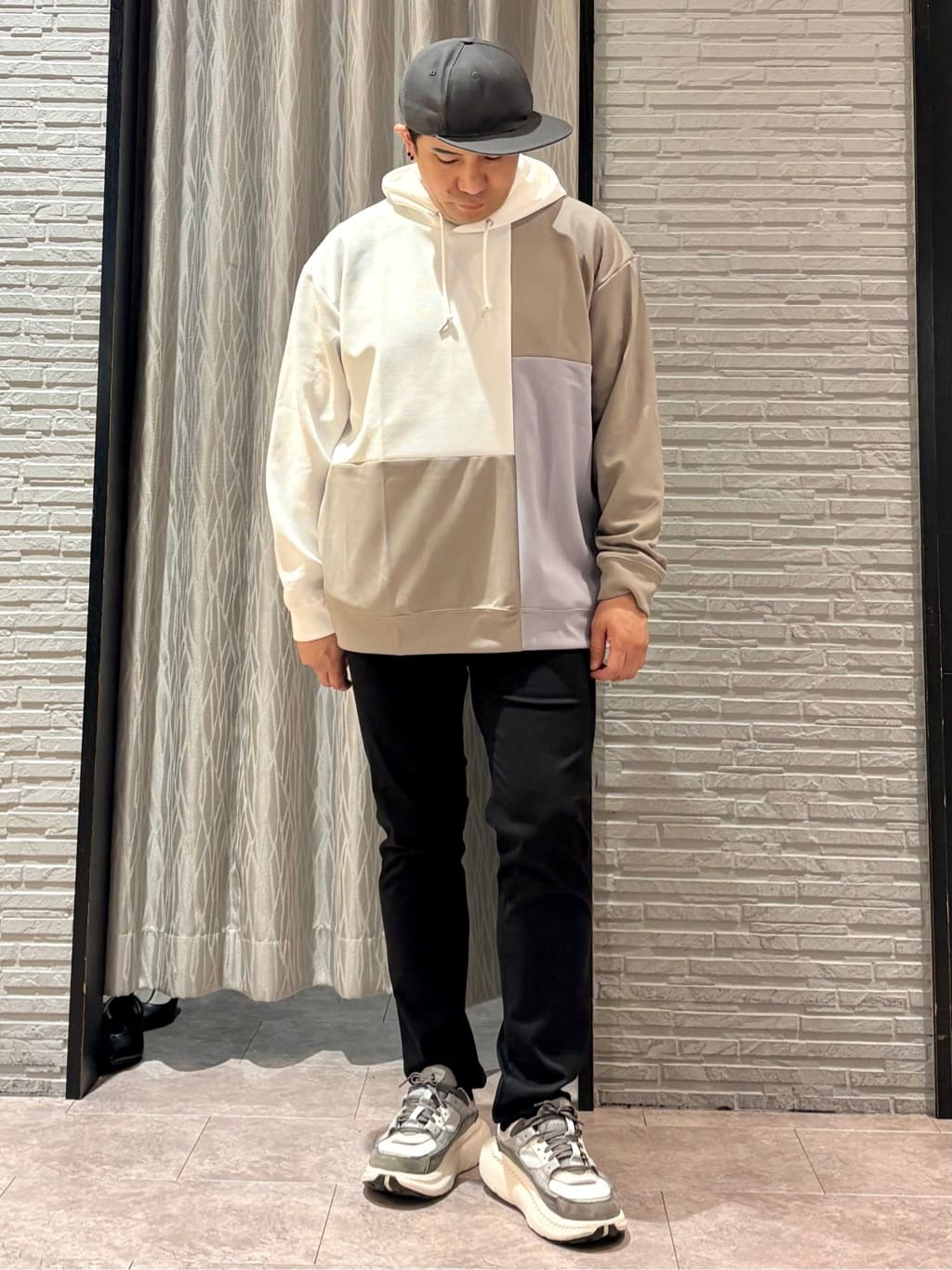 Pーyamaさんの「THE SHOP TK｜ツイードフライトビッグブルゾン 【洗濯機OK／セットアップ可】」を使ったコーディネート