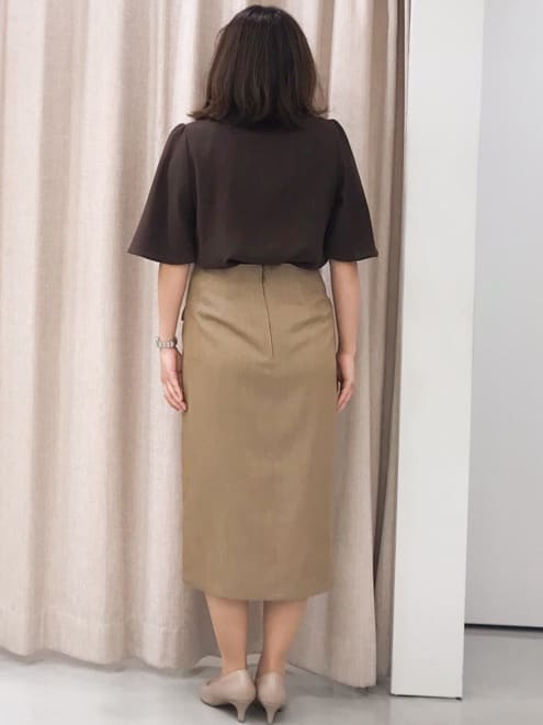 yukinaさんの「COUP DE CHANCE｜【手洗い可／日本製】ボウタイブラウス」を使ったコーディネート