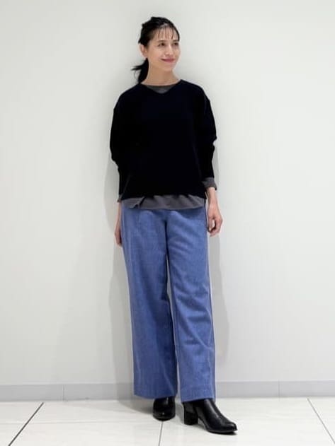 kayoさんの「INDIVI｜【UVケア】プリントフォトロングTシャツ」を使ったコーディネート