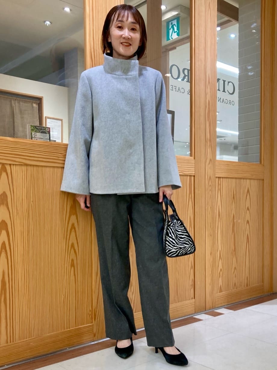 ゆうさんの「UNTITLED｜【アンサンブル可/洗える/ウール100%】クルーネックウールニット」を使ったコーディネート
