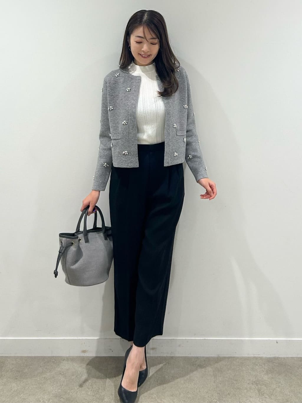 hayaseさんの「COUP DE CHANCE｜ダブルシェイプトート／2WAY使用／ショルダー付き」を使ったコーディネート