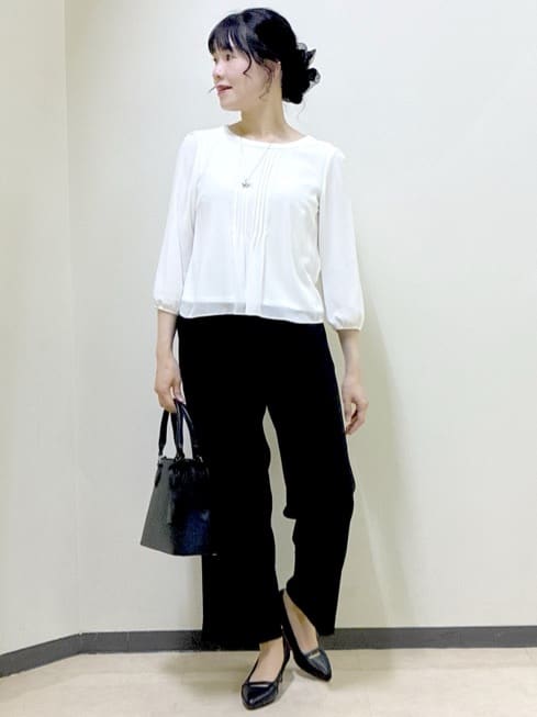  beni_gingerさんの「Reflect｜【SS-4Lサイズ】ピンタック&times;スカラレースブラウス」を使ったコーディネート