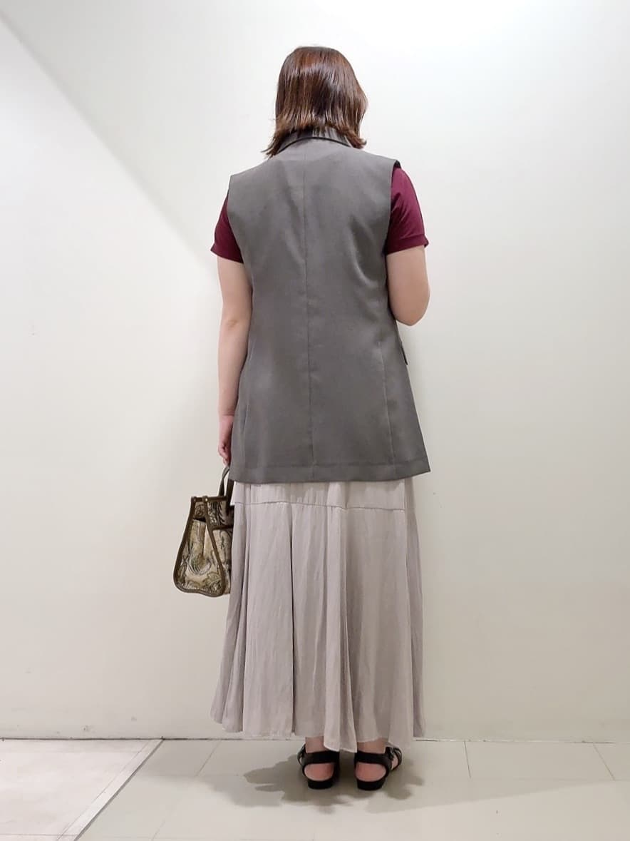 YUIさんの「UNTITLED｜【セットアップ可/洗える】スラブテーラードカラージレ」を使ったコーディネート