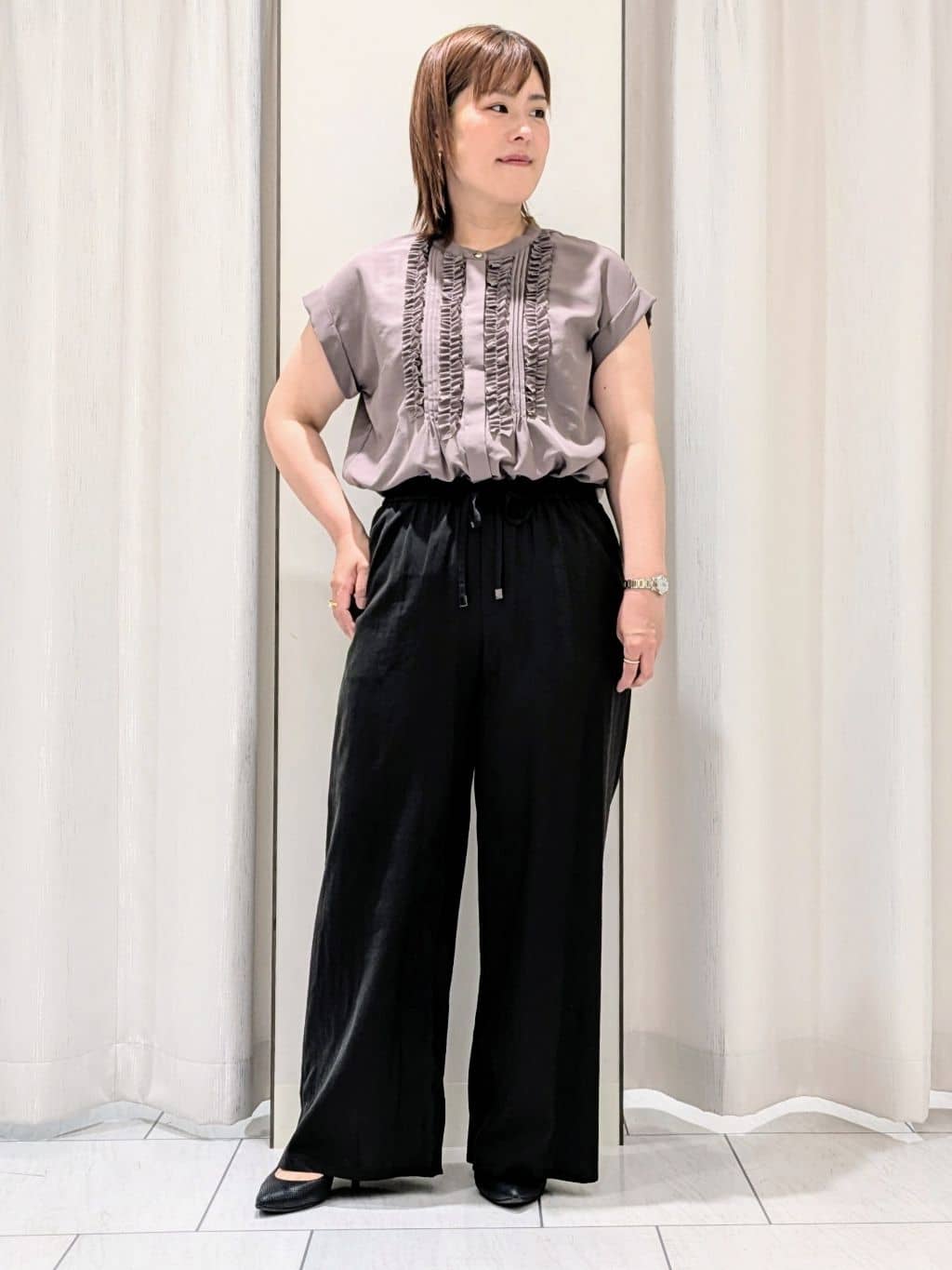 Onumaさんの「UNTITLED｜◆【接触冷感/UV機能/遮熱】ジャージカーディガン」を使ったコーディネート