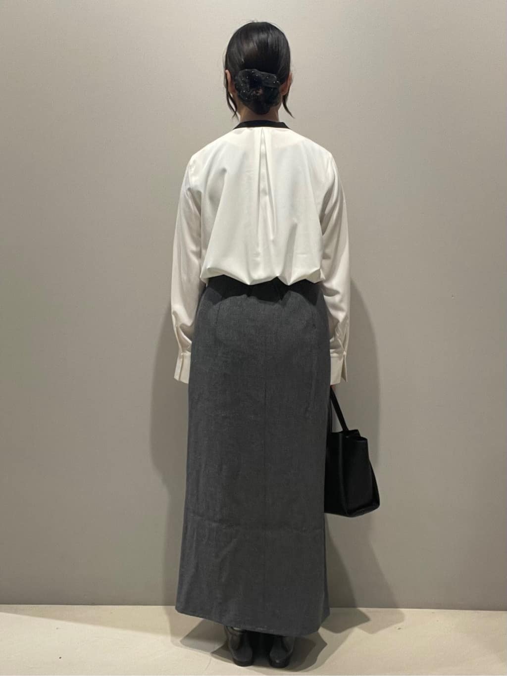 mikiさんの「OPAQUE.CLIP｜【抗菌防臭加工】メタルバーエナメルローファーシューズ」を使ったコーディネート