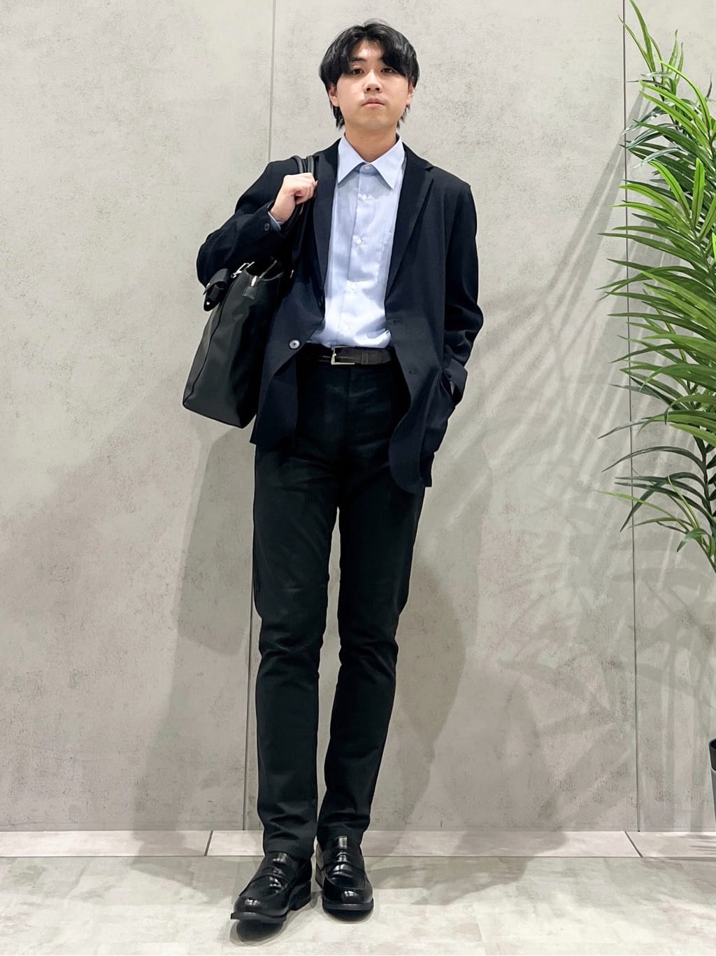 SHI-MAさんの「THE SHOP TK｜【Begin/ビギン10月号掲載】楊柳スマートジャケット　軽量/洗濯機OK/セットアップ可」を使ったコーディネート