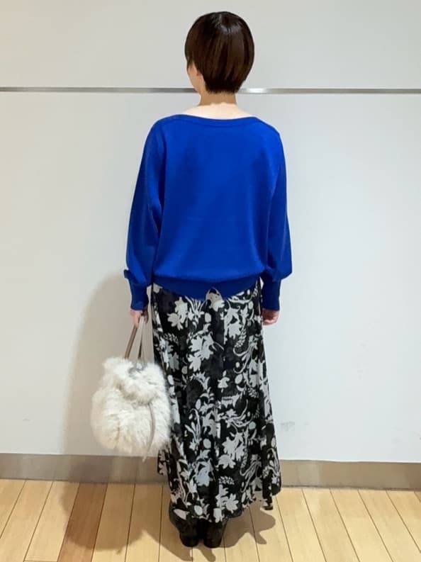あやさんの「UNTITLED｜【アンサンブル可/洗える】シルクウールカシミヤ ドルマンスリーブニット」を使ったコーディネート